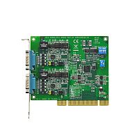PCI-1602C-AE 2-port RS-232/422/485 PCI Communication Card, гальваническая изоляция