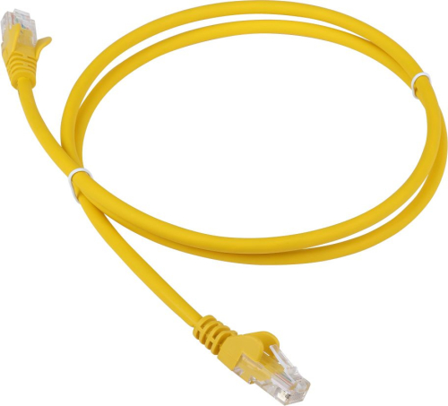 Патч-корд LANMASTER LSZH UTP кат.5e, 2.0 м, желтый (LAN-PC45/ U5E-2.0-YL) (LAN-PC45/U5E-2.0-YL)