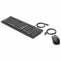 Эскиз Проводные клавиатура и мышь HP 160 (6HD76AA)