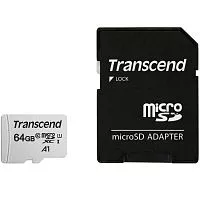 Эскиз Карта памяти microSDHC 64GB Transcend (TS64GUSD300S-A)
