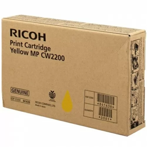 Тонер-картридж Ricoh MP CW2200 желтый для Aficio-MPCW2200 (841638)