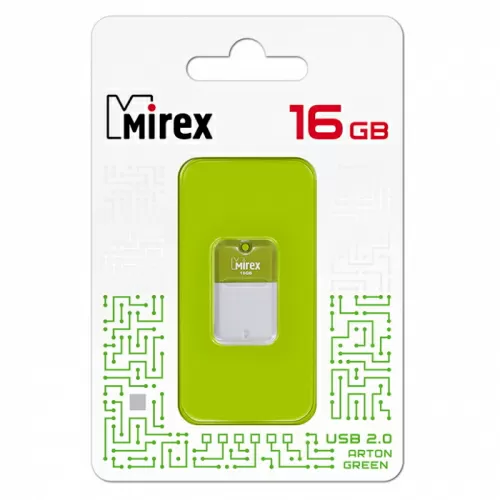 Флеш накопитель 16GB Mirex Arton USB 2.0 (13600-FMUAGR16) фото 2