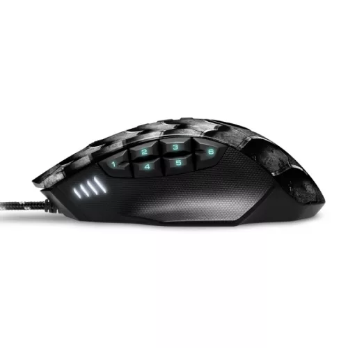 Игровая мышь Sharkoon Drakonia II Black, Wired, PixArt 3360, 15000 dpi, USB, 12But, RGB, cable 1.8m (DRAKONIA-II-BLACK) фото 3