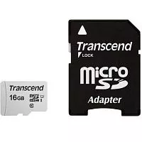 Эскиз Карта памяти microSDHC 16GB Transcend (TS16GUSD300S-A)