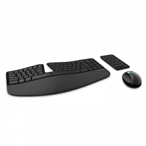 Клавиатура и мышь Microsoft Wireless Ergonomic Desktop Sculpt,USB, Black (L5V-00017)