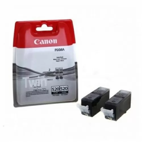 Картридж струйный Canon PGI-520BK, черный x2уп., 19мл., для Pixma iP3600/4600/MP540/620 (2932B012)