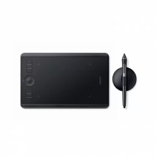 Графический планшет Wacom Intuos Pro S Small Bluetooth рабочая область 100x160 мм, 6 экспресс клавиш, перо Pro Pen2 наклон 60°, нажатие 8192, USB 2.0, Black (PTH460K0B)