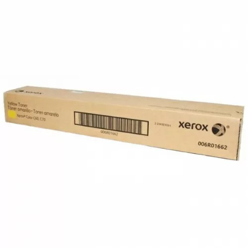 Тонер-картридж XEROX, желтый, 34000 стр., для Color С60/C70 (006R01662)