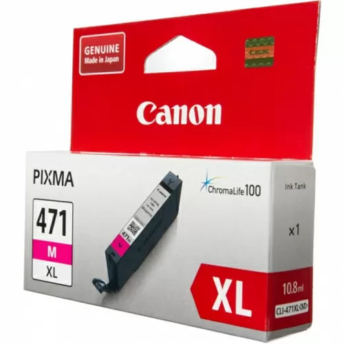 Картридж CANON CLI-471XL M, пурпурный, 715 страниц, для MG5740, MG6840, MG7740 (0348C001)