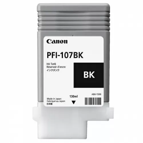 Картридж струйный Canon PFI-107 BK, черный, 130мл., для iP F680/685/780/785 (6705B001)