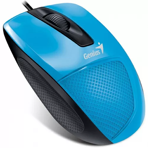 Мышь Genius DX-150X, Wired, голубая/чёрная, Optical, 1000dpi, USB (31010231102) фото 2