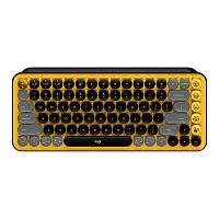 Эскиз Клавиатура Logitech Wireless POP Keys Blast Yellow Bluetooth (920-010716)