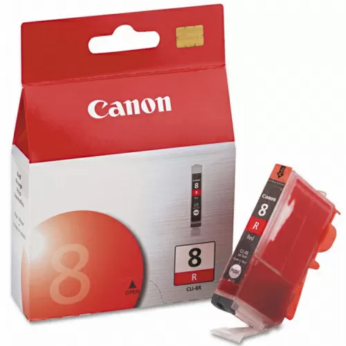 Картридж CANON CLI-8R, красный, 5780 страниц, МФУ Pixma MP500/800, принтеры Pixma IP6600D, 5200, 5200R, 4200 (0626B001)