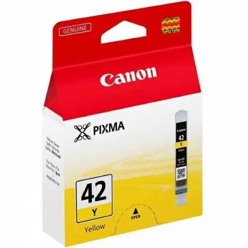 Картридж CANON CLI-42 Y, желтый, 300 страниц, для Pixma Pro-100 (6387B001)