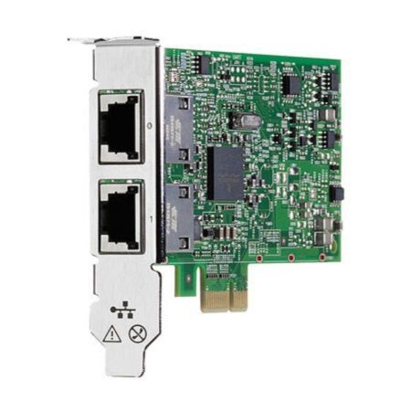 HP Ethernet Adapter, 332T, 2x1Gb, PCIe (2.0), for DL 165/ 580G7 & Gen8-servers (615732-B21)