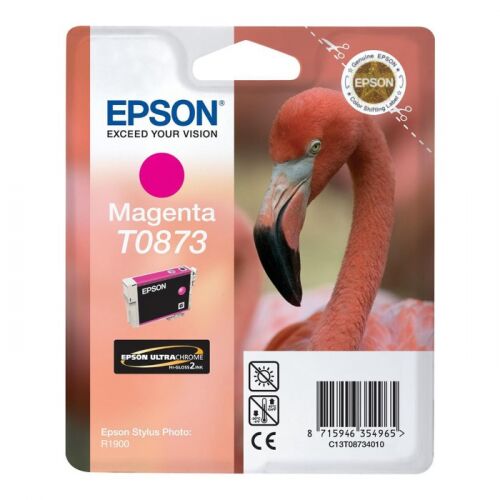 Картридж струйный Epson C13T08734010, пурпурный, 890 стр., для Epson St Ph R1900