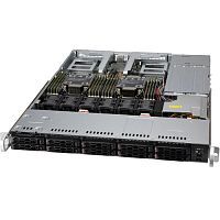 Серверная платформа Supermicro CloudDC SuperServer 1U 120C-TN10R, 2xXeon Silver/ 128GB DDR4/ 1xSM883 240GB SATA/ 2x10Gbe RJ45/ 2x860W (SYS-120C-TN10R.)