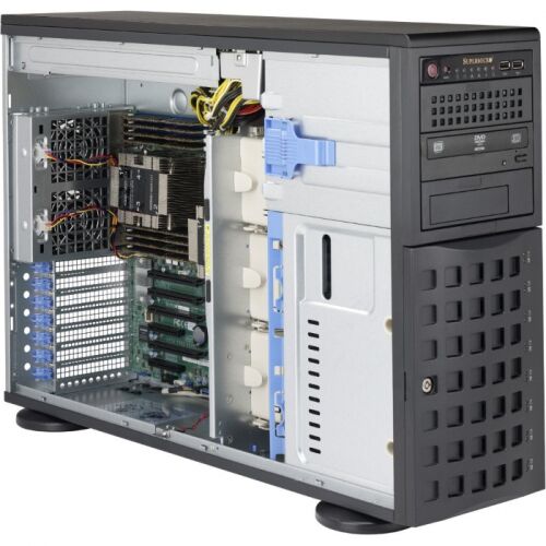 Корпус для сервера Supermicro SuperChassis 745TQ-R920B/ noHDD (up 8 LFF)/ 3x 5.25/ 2x 920W Platinum/ Backplane 8x SATA/SAS (CSE-745TQ-R920B) фото 3