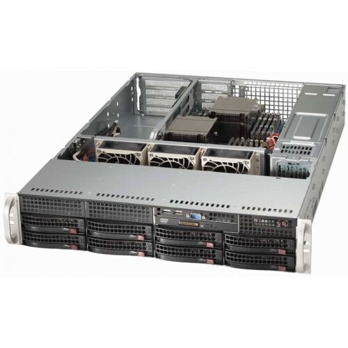 Серверная платформа Supermicro SuperServer 6028R-WTR/ noCPU (x2)/ noRAM (x16)/ noHDD (up 8LFF)/ C612 RAID/ 2x GbE/ 2x 740W (up 2) (SYS-6028R-WTR) фото 2