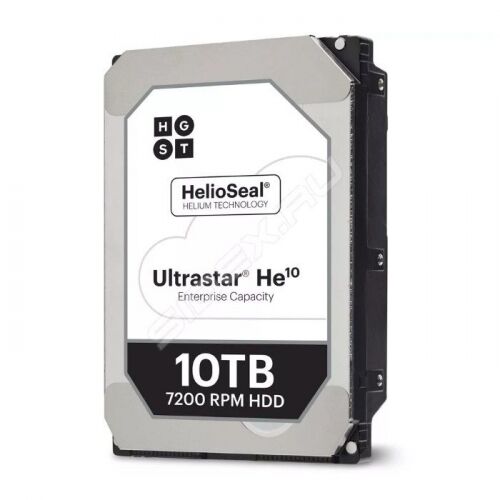 Жесткий диск Western 3.5" SAS, 10TB, HDD, Ultrastar He10 7200rpm, 256MB, 512e Bulk (0F27354)