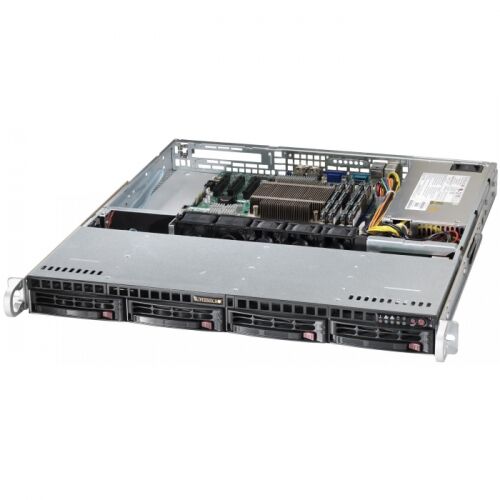 Серверная платформа Supermicro SuperServer 6018R-TDW/ noCPU (x2)/ noRAM (x16)/ noHDD (up 4 LFF)/ C612 RAID/ 2x GbE/ 1x 600W Platinum/ Backplane 4x SATA/SAS (SYS-6018R-TDW)