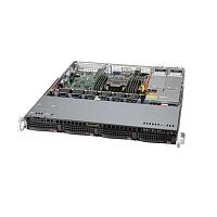 Серверная платформа Supermicro SuperServer 1U 510P-MR no CPU(1)Scalable/TDP 220W/ no DIMM(8)/SATARAID HDD(4)LFF /3x1GbE/1xFHHL,M2/400W (SYS-510P-MR)