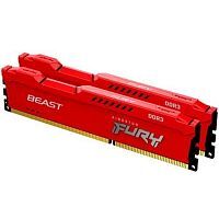 Модуль памяти Kingston FURY Beast Red DDR3 16GB 1866MHz CL10 DIMM 240-pin 1.2V Kit of 2 (KF318C10BRK2/16)