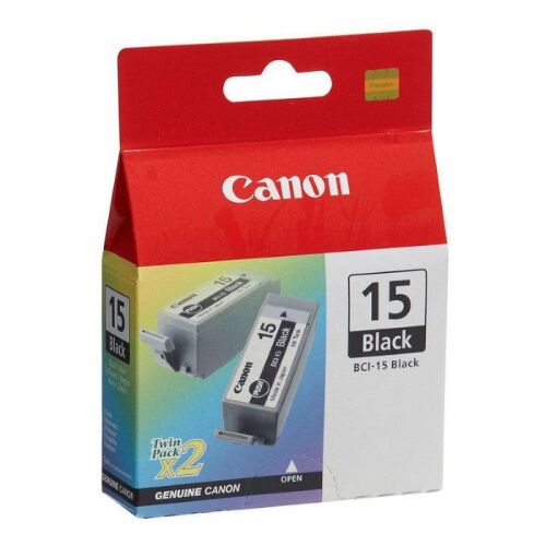 Картридж струйный Canon BCI-15BK черный 185 страниц для i70, i80 (8190A002)