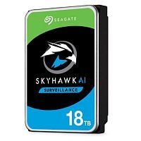 Жесткий диск HDD 18TB SEAGATE SkyHawkAI, 3.5" SATA III 6Gb/s, 7200rpm, 256Mb (ST18000VE002)