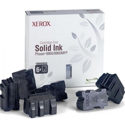 Тонер-картридж XEROX, черный, 14000 стр., 6 шт., для Phaser 8860 (108R00820)