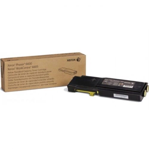 Тонер-картридж XEROX 106R02251, желтый, 2000 стр., для Phaser 6600/WC 6605