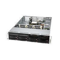 Серверная платформа Supermicro SuperServer 2U 520P-WTR no CPU(1)Scalable/TDP 270W/ no DIMM(8)/SATARAID HDD(8)LFF/3x1GbE/2xFHHL,2xLP,M2/600W (SYS-520P-WTR)