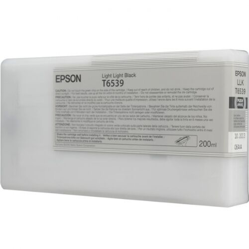 Картридж струйный EPSON T6539 светло-серый 200 мл для Stylus Pro 4900 (C13T653900)