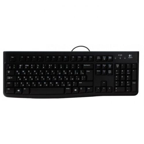 Клавиатура Logitech K120 EER Black, USB, Wired (920-002506)
