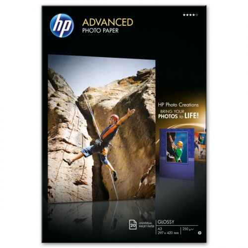 Высококачественная глянцевая фотобумага HP, 20 листов, A3, 297 x 420 мм (Q8697A)