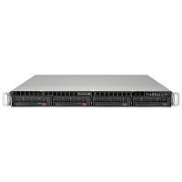 Серверная платформа Supermicro SuperServer 5019P-WT/ noCPU (x1)/ no RAM (x6)/ no HDD (up 4LFF)/ Int. RAID/ 2x 10GbE/ 1x 600W (NHP) (SYS-5019P-WT)
