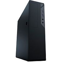 Корпус Slim Desktop Powerman EL501 Black 1x5.25"; внутренние отсеки 1x3.5", 1x2.5", mATX, miniATX, 2xUSB+Audio, 90x90 fan, 300W (6116779)