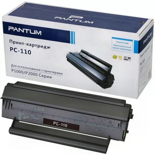 Тонер-картридж Pantum PC-110 черный 1500 страниц для P1000, P1050, P2000, P2010, P2050, M5000, M5005, M6000 M6005