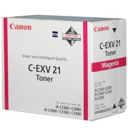 Тонер-картридж Canon C-EXV 21 M пурпурный 14000 страниц для iR-C2380, C2550, C2880, C3080, C3380, C3480, C3580 (0454B002)