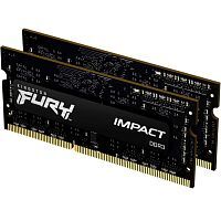Модуль памяти Kingston FURY Impact DDR3L 8GB 1866MHz CL11 SODIMM (Kit of 2) 1.35V (KF318LS11IBK2/8)