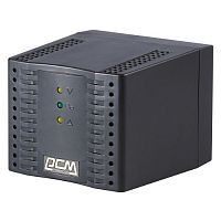 Стабилизатор Powercom 3000VA/1500W 4x EURO Black (TCA-3000 BLACK)