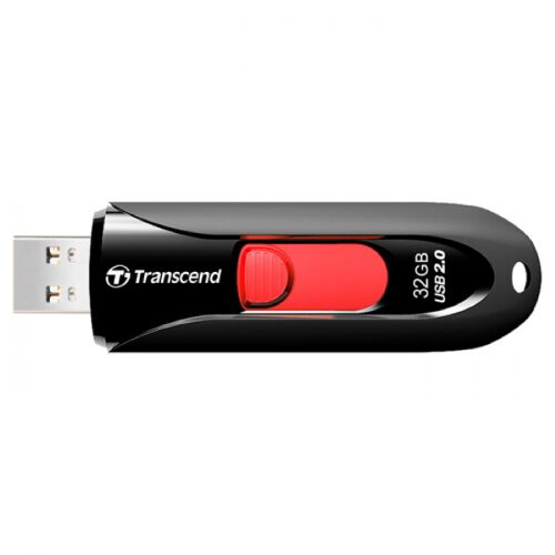 Флеш-накопитель 32GB Transcend JetFlash 590, USB 2.0, Black (TS32GJF590K) фото 2