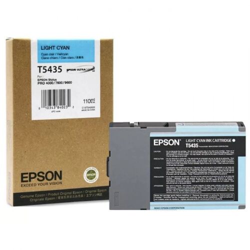 Картридж струйный EPSON T5435, светло-голубой, 110 мл., для Stylus Pro 7600/9600 (C13T543500)
