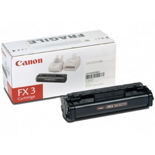Тонер Картридж Canon FX-3, черный, 2700 страниц, для L250/260i/300/MultiPASS L60/90 (1557A003)