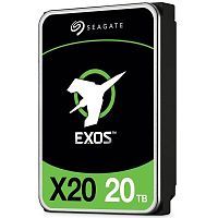 Жесткий диск 20TB HDD Seagate Exos X20 3.5" SATA III, 7200 rpm, 256Mb buffer 512e/4KN (ST20000NM007D)