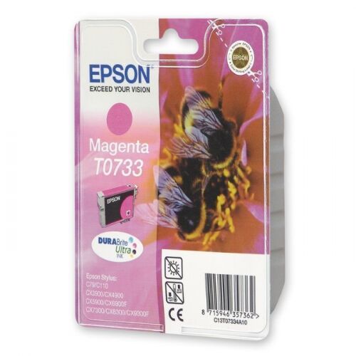 Картридж струйный Epson T0733, пурпурный, 250-295 стр., для С79/СХ3900/4900/5900 (C13T10534A10)