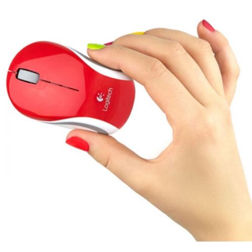 Мышь беспроводная Logitech Mini Mouse M187 красная (910-002732) фото 3