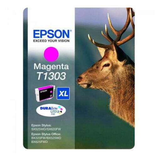 Картридж EPSON T1303, пурпурный, 765 стр., для SX525/SX620/BX320/BX625 (C13T13034010)