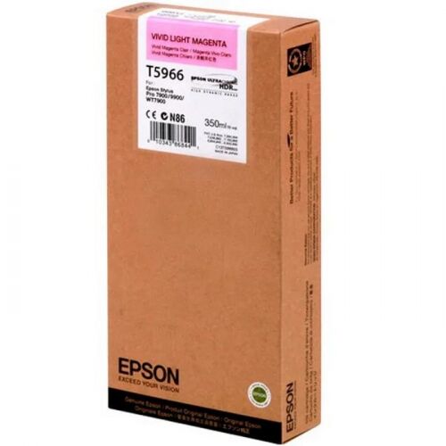 Картридж EPSON T5966, светло-пурпурный, 350 мл., для Stylus Pro 7900/9900 (C13T596600)