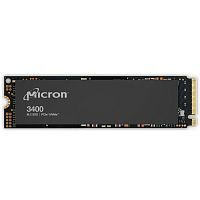 Твердотельный накопитель SSD 1TB Micron 3400, M.2 2280, NVMe, PCIe 4.0 x4, 3D TLC, R/W 6600/5000MB/s, IOPs 630 000/700 000, 600TBW (MTFDKBA1T0TFH-1BC1AABYY)